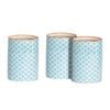 Nicola Spring Patterned Stoneware Kitchen Utensil Holder Pots - Print Design - Set Of 3