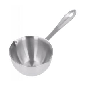 Anygleam Mini Silver Pouring Pot 1PC Stainless Steel Sauce, Chocolate and Milk Drip Pot