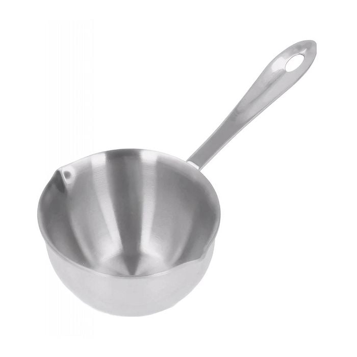 Anygleam Mini Silver Pouring Pot 1PC Stainless Steel Sauce, Chocolate and Milk Drip Pot