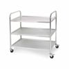 SOGA 3 Tier 86x54x94cm Stainless Steel Kitchen Cart