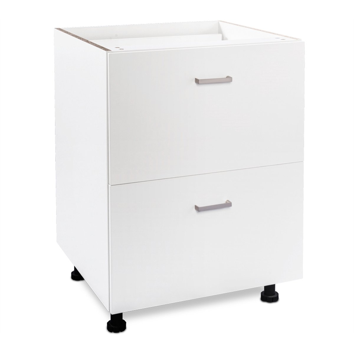 Flatpax 600mm White Utility 2 Drawer Cupboard - Bunnings Australia