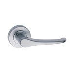 Schlage Satin Chrome Plate Moda Series Sofia Passage Lever Set