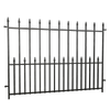 Peak Black No-Dig Fencing Sheffield Fence Panel - 1220mm