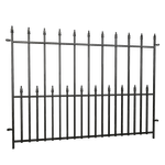 Peak Black No-Dig Fencing Sheffield Fence Panel - 1220mm