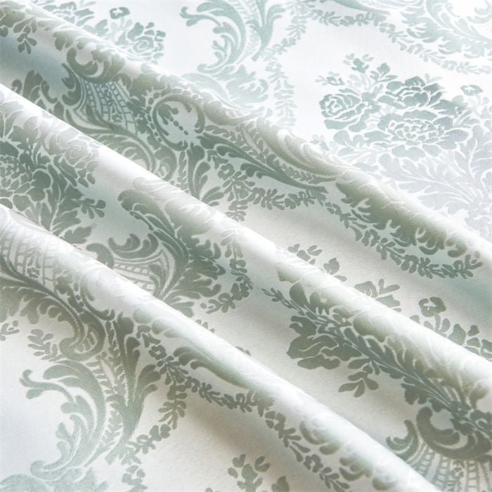 CottonMore Jacquard Pattern Home Bed Runner Decor Queen King Light Green 50cm x 240cm