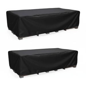Waterproof Patio Furniture Set Cover - Outdoor Sectional Sofa Set Cover - Heavy Duty 210D