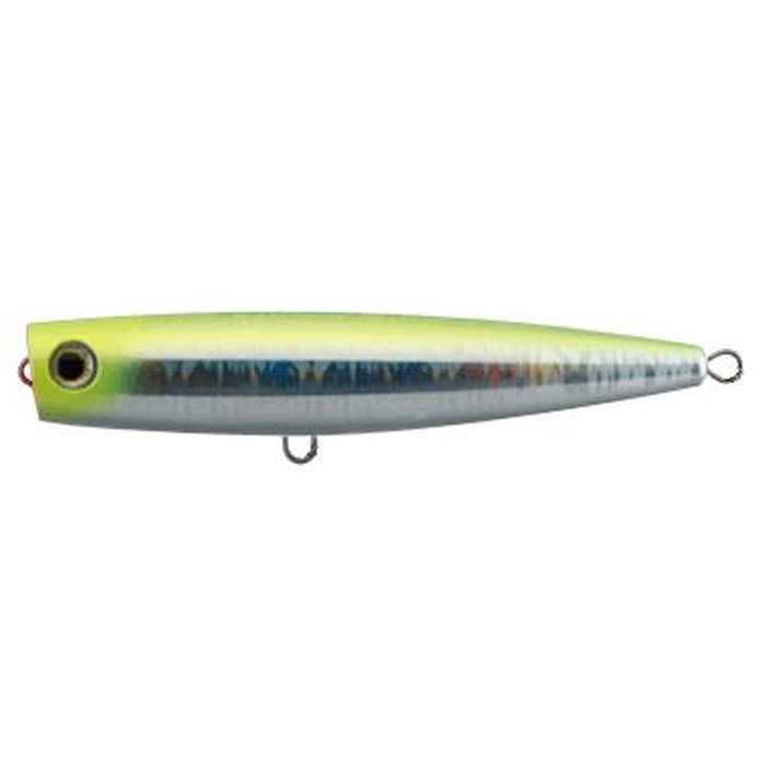 Maria Pop Queen 160mm Popper Floating Hard Body Fishing Lure 011 Lime Chartruse Glow