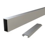 Peak 1200mm Silver Aluminium Deck Balustrade Wide Baluster And Spacer Kit