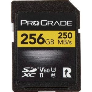 Prograde Digital 256gb Sdxc Uhs-ii V60 Memory Card (gold)