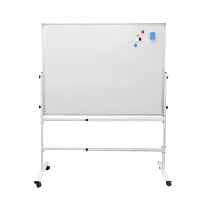 Double-Sided Mobile Whiteboard 140-180cm Height Adjustable