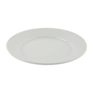 Olympia Wide Rimmed Plates Athena 12 Pack 203mm Commercial Tableware