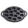 Catzon 15 Holes Takoyaki Pan Cast Iron NonStick