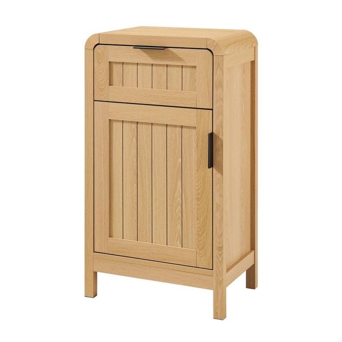 Roy Bedside Cabinet 1 Drawer 1 Door Oak