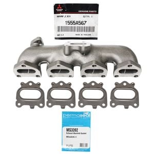 Genuine Exhaust Manifold & Permaseal Gasket For Mitsubishi Pajero 4m41 3.2l