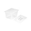 SOGA 200mm Clear GN Pan 1/2 with Lid – Food Tray