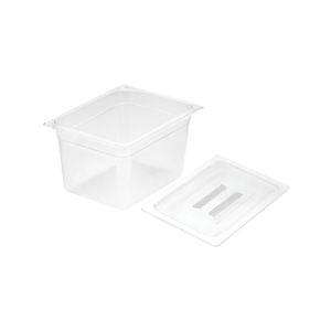 SOGA 200mm Clear GN Pan 1/2 with Lid – Food Tray