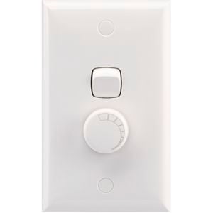 HPM 240V White Trailing Edge Dimmer Light Controller