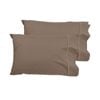 Grand Aterlier Pair of Queen Sized Pillowcases - Khaki