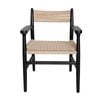 Sk Designer Living | Replica Hans Wegner Ch37 Armchair - Black & Natural