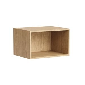 Kaboodle 360x500-600mm Honey Oak Customisable Microwave Open Shelf