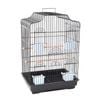 Petbro Pet Bird Cage Parrot Aviary Canary Budgie Finch Perch Black Portable Metal