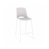 Olg Vista Rise Bar Stool White Shell Upholstered Seat Only