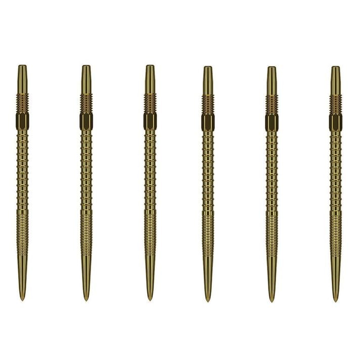 2x 3pc Target Swiss FireDart Point Dart Replacement Spare Tip 35mm Gold