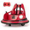 Costway 12V Electric Bumper Car Kids Ride on Car with Remote Control Red