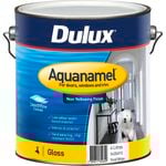 Dulux 4L Aquanamel High Gloss White Enamel Paint - 4L