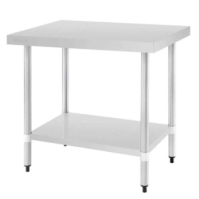 Vogue Stainless Steel Prep Table 900mm - T375