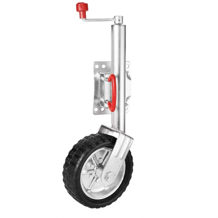 Provecta 1000kg 10in Swing-Up Jockey Wheel with Bolt-On Galvanised Steel Frame