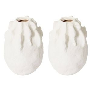 E Style Nokisi Home Decorative Vase - 11 x 11 x 15cm 2 Pack
