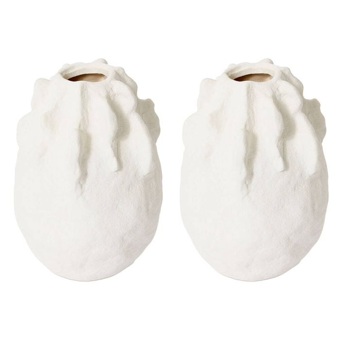 E Style Nokisi Home Decorative Vase - 11 x 11 x 15cm 2 Pack