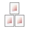 3PK Braz Paris Image Photo Document Display Frame 27.9x35.6cm Black