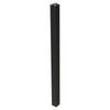 ProtectorAl 1200 x 65 x 65mm Black Satin Aluminium 3 Way Post