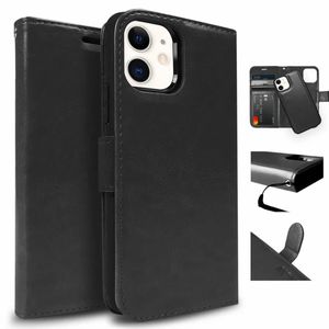 Tough On for Apple iPhone 11/iPhone XR Case Magnetic Fine Detachable Leather Black