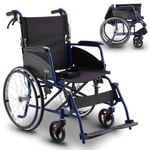Altus 20 Inch Self-Propelled Folding Wheelchair – Blue - Blue | Wheelchair