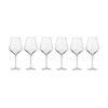 6pc Krosno Avant-Garde 550ml Stemmed Wine Glass Set - Clear