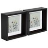 Nicola Spring 2 Piece 6 X 6 3d Shadow Deep Box Photo Frame Set - Craft Display Picture Frame With 4 X 4 Mount