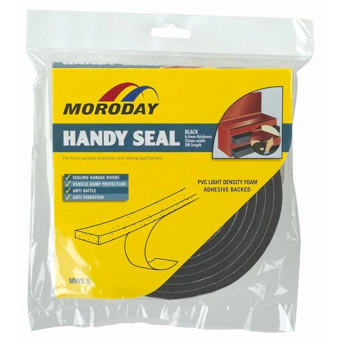 Moroday 6.4 x 25mm x 3m Garage Weatherseal