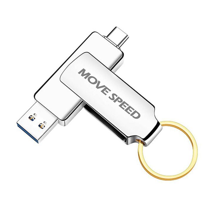 Move Speed 256GB Type-C / Type-A Flash Drive USB 3.0