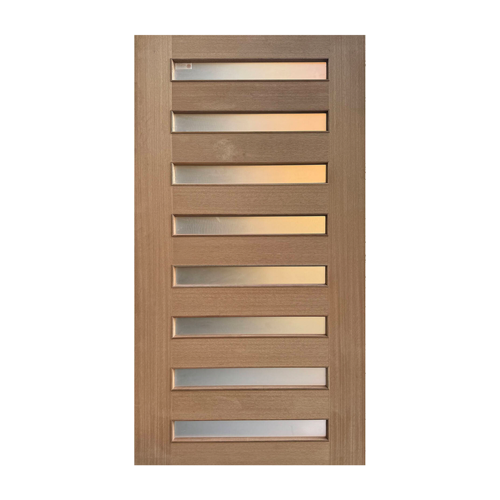 Woodcraft Doors 2040 x 1100 x 40mm Frost Safety Entrance Door SD18 