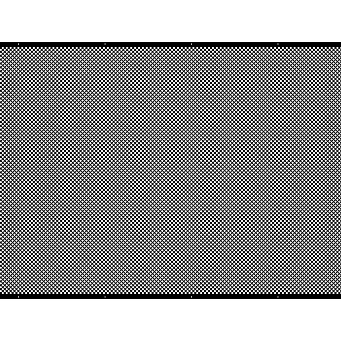 Rapid 890 x 1190mm Black 9mm Round Hole Perforated Sheet