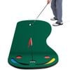 Costway 3m Portable Putting Green Mat Golf Practice Training Pad w/Flag & 3 Cup
