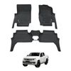 AUSGO Car Floor Mats for Volkswagen Amarok 2H Series Dual Cab 2009-2022 All-Weather Floor Liners