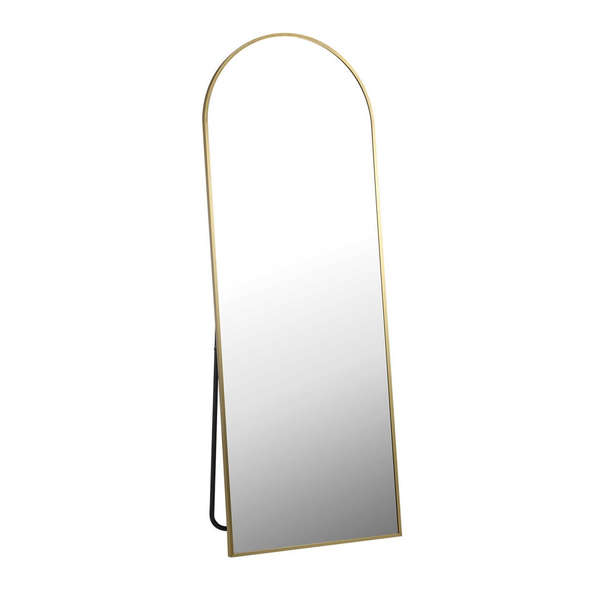 Oikiture 166x60cm Arched Gold Full Length Mirror Floor Mirrors Free ...