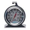 Cuisena Round Stainless Steel Glass Oven Thermometer - Silver