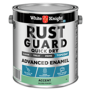 White Knight Rust Guard 4L Accent Gloss Epoxy Enamel Paint