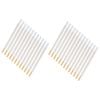 25pk Durable Scanfix 4x100cm Label Strip Self-adhesive Labelling Sticker White