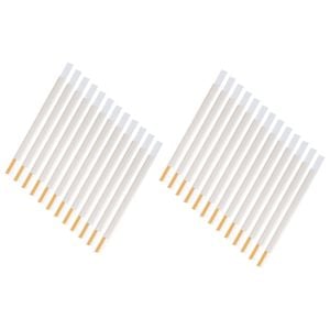 25pk Durable Scanfix 4x100cm Label Strip Self-adhesive Labelling Sticker White